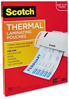 Scotch Thermal Pouches, 3.70 in x 5.27 in 3x5 Photo