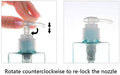 100ml / 3.3oz Refillable Empty Plastic Pump Bottles Jars Set for Makeup Cosmetic Bath Shower Shampoo Hair-Conditioner Toiletries Liquid Containers