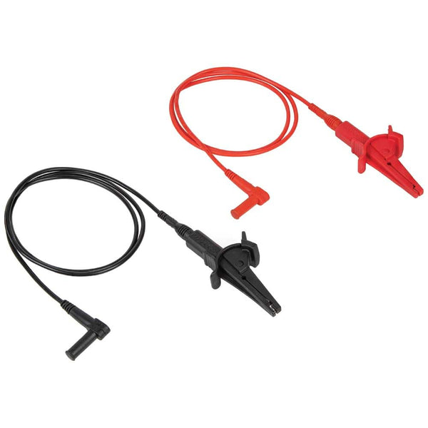 Klein Tools 69381 Alligator Clip Test Leads, Heavy-Duty Banana Plug Replacement Leads, 3-Foot