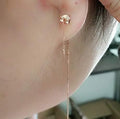 ERT 14K Gold Earring Backs - 6 Piece Replacement Yellow Gold Ear Locking for Stud Ear Rings 3 Pairs