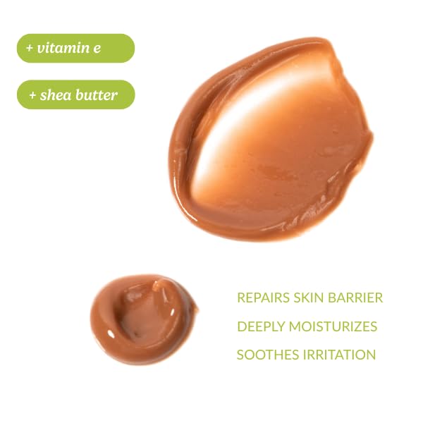 ESW Beauty Vanilla Almond Butter Lip Treatment - Light Caramel Brown Tint with Shea Butter, Vitamin E, Vanilla & Almond for Enhanced Protection &