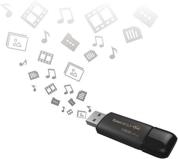 TEAMGROUP C175 256GB 2 Pack USB 3.2 Gen 1 (USB 3.1/3.0) Read 100Mb/S Flash Thumb Drive, External Data Storage Memory Stick Compatible with