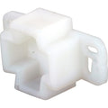 Prime-Line R 7261 White, Plastic, Center Rail Drawer Track Rail Support Bracket (2 Pack)