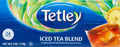 Tetley Black Tea, Iced Tea Blend, Family Size, 24 round Tea Bags