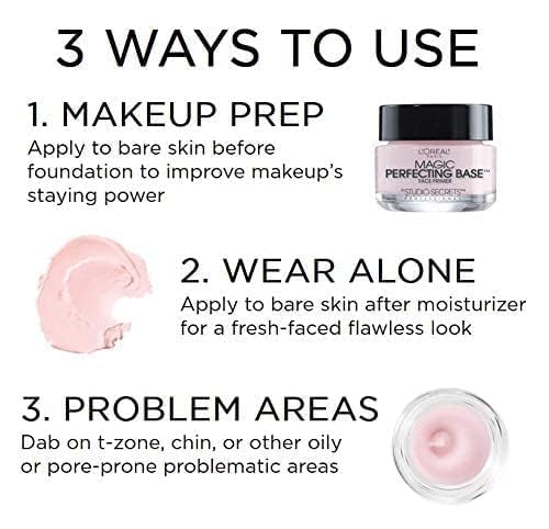 L'Oreal Paris Magic Perfecting Base Face Primer, 0.5 FL (Oz)