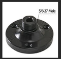 Gooseneck Table Microphone Mount - 5/8 Male, Black, 1Pack Microphone Stand Black