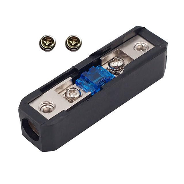 in-LINE Mini ANL Fuse Holder 2/4GA-2/4GA with Fuse Distribution Block Stereo/Audio/CAR