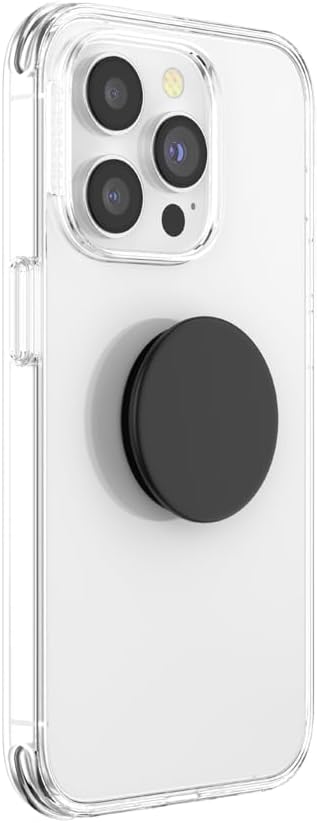 PopSockets Adhesive Phone Grip, Holder, Phone Stand, Black - Black Adhesive Black