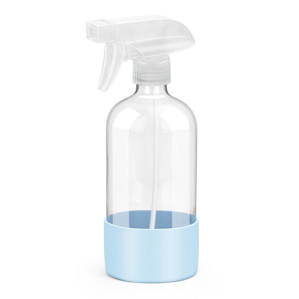 Glass Spray Bottles with Silicone Sleeve Protection, Empty 16 Oz Refillable Containers, Reusable Spray Bottles with Adjustable Nozzle for Hair,