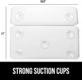 GORILLA GRIP Bath Pillow for Tub, Strong Suction Cups, Luxury Bathtub Pillows, Headrest Neck and Back Support, Relaxing Hot Tub and Home Spa