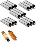EUICAE Cannoli Tubes, 5 inch Large Stainless Steel Cannoli Forms Non-stick cream horn Danish Pastry Molds for Croissant Shell Cream Roll Pack of