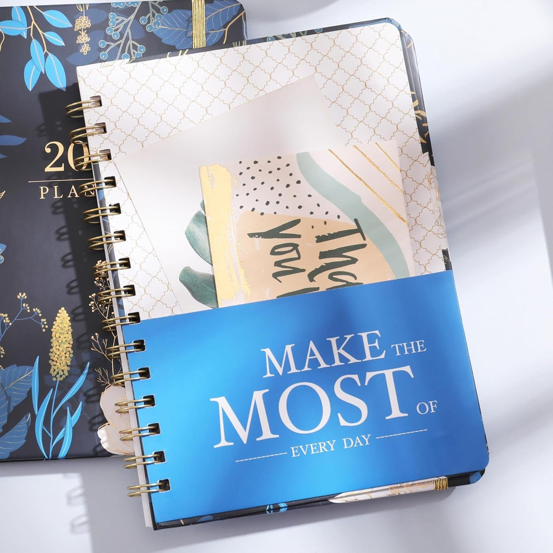 2025-2026 Planner - Academic Planner 2025-2026, July 2025 - June 2026, Weekly & Monthly Planner, 6.4" X 8.5", Colorful Tabs, Back Pocket, Holidays, Thick Paper, Twin-Wire Binding
