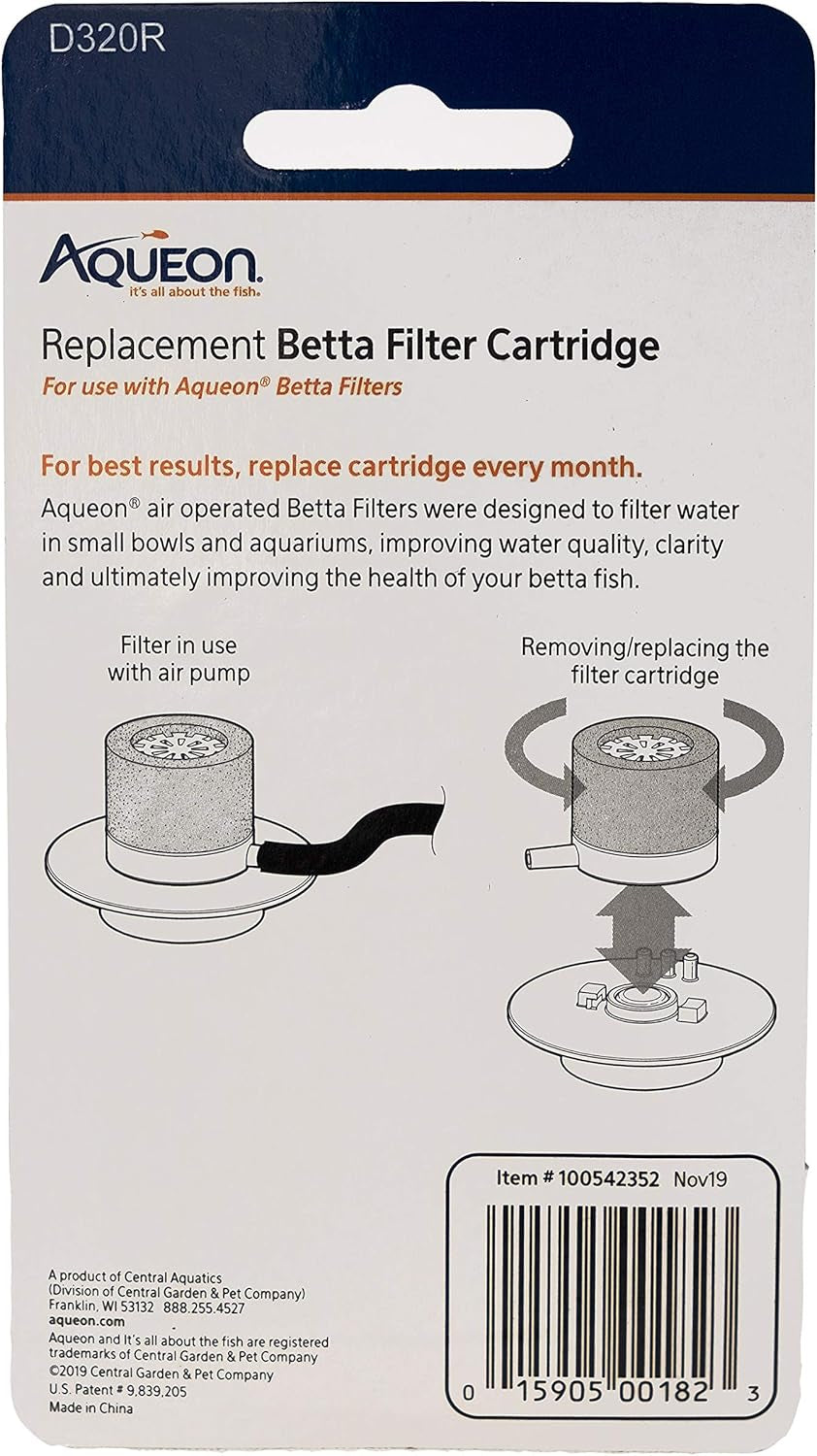 Aqueon Betta Filters Cartridges, 2PK