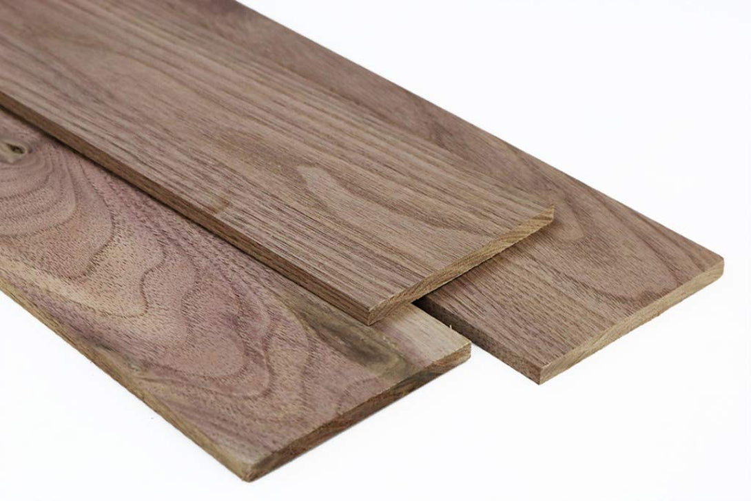 Pack of 2 Black Walnut Boards 1/4” Thick, up to 8” Wide, 24” Long. You Choose Width. Thin Hardwood Lumber by Wood-Hawk (1/4 X 7 X 24)