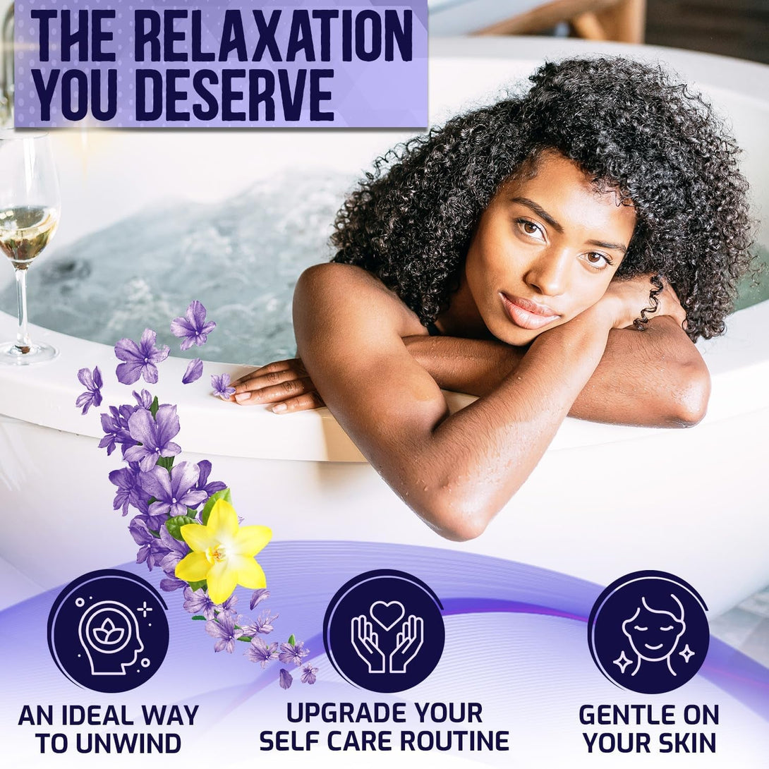 Bath Bombs Gift Set - Ultra Bubble XXL Fizzies (6 X 4.1 Oz) with Natural Dead Sea Salt Cocoa and Shea Essential Oils, the Best Birthday Gift Idea for Her/Him, Wife, Girlfriend, Women, Kids