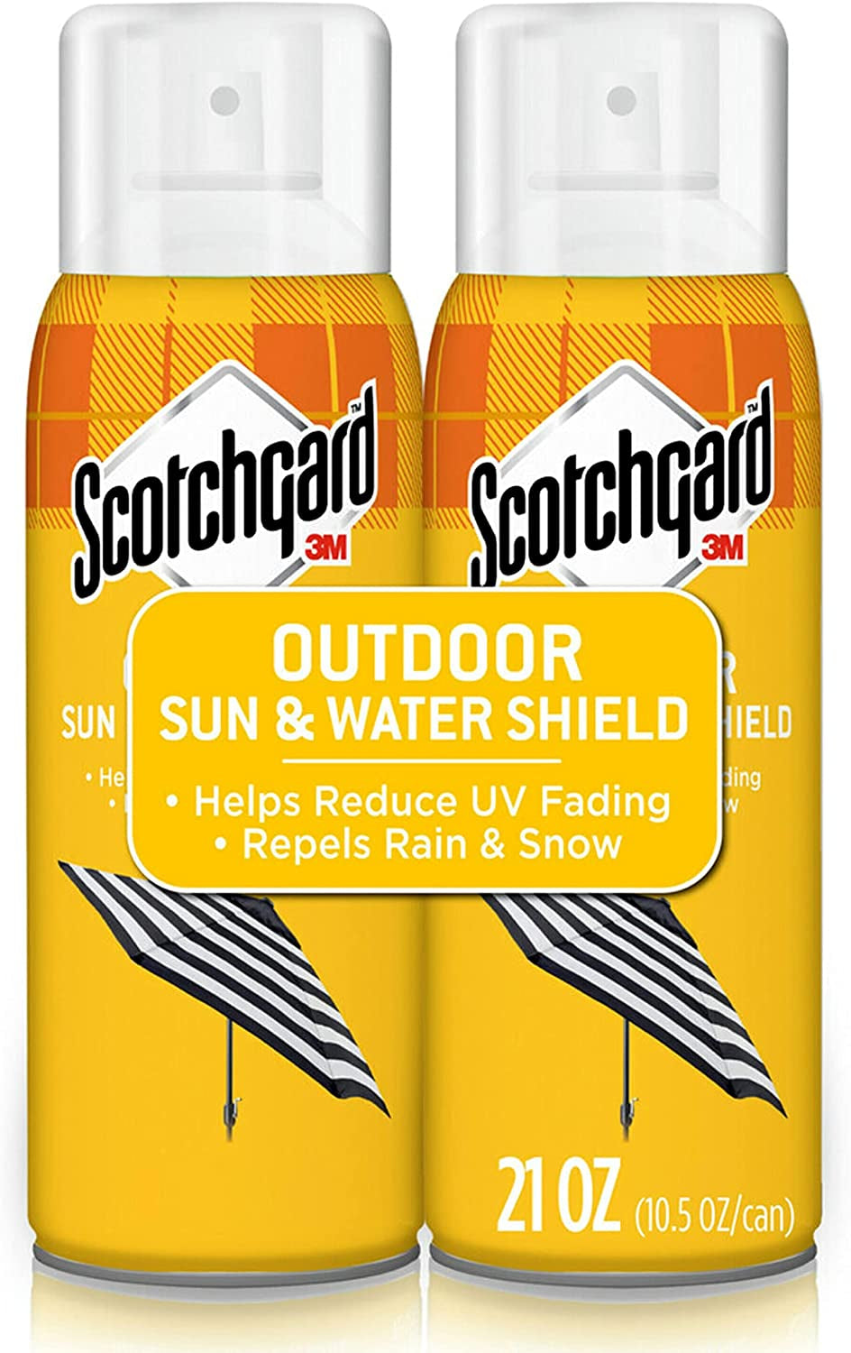 Scotchgard Sun and Water Shield, Repels Water, 10.5 Fluid Ounces (2 Cans)