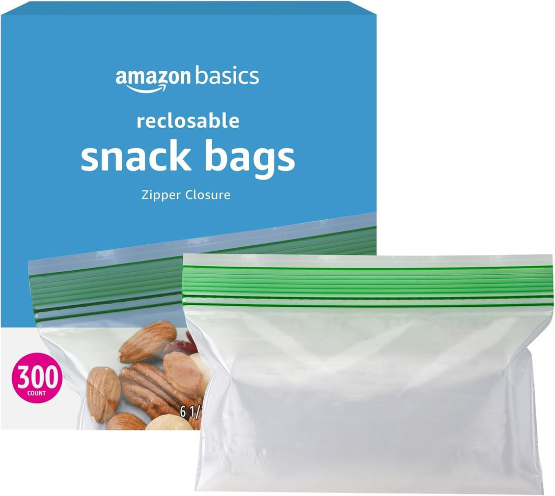 Amazon Basics Snack Storage Bags, 300 Count