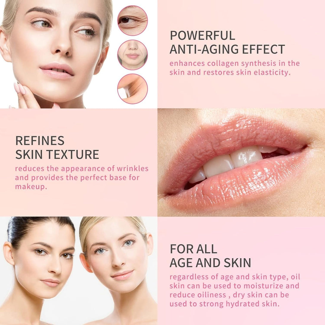 KIMUSE Hydrating Multi Balm Stick, All-In-One Hydrating Lip Balm Eye Cream Neck Cream Make up Base, Reduce Wrinkle & Moisturizing Moisturizer for Face Skin Care