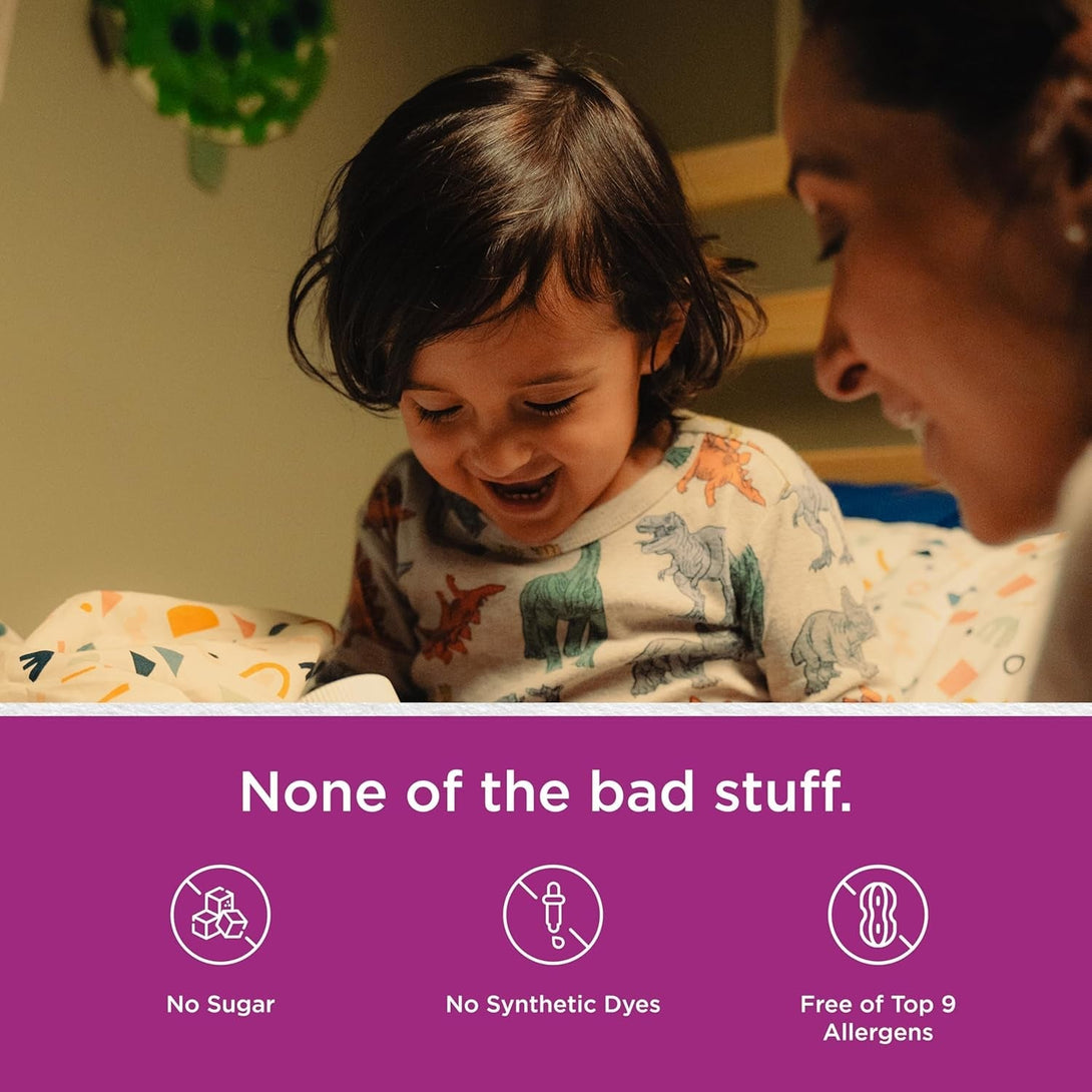 Hyland'S Kids Sleep Calm and Immunity with Melatonin, Promotes Sleep and Supports Immune Health, Ages 2 and Up, Grape Flavor, 4 Fl. Oz.