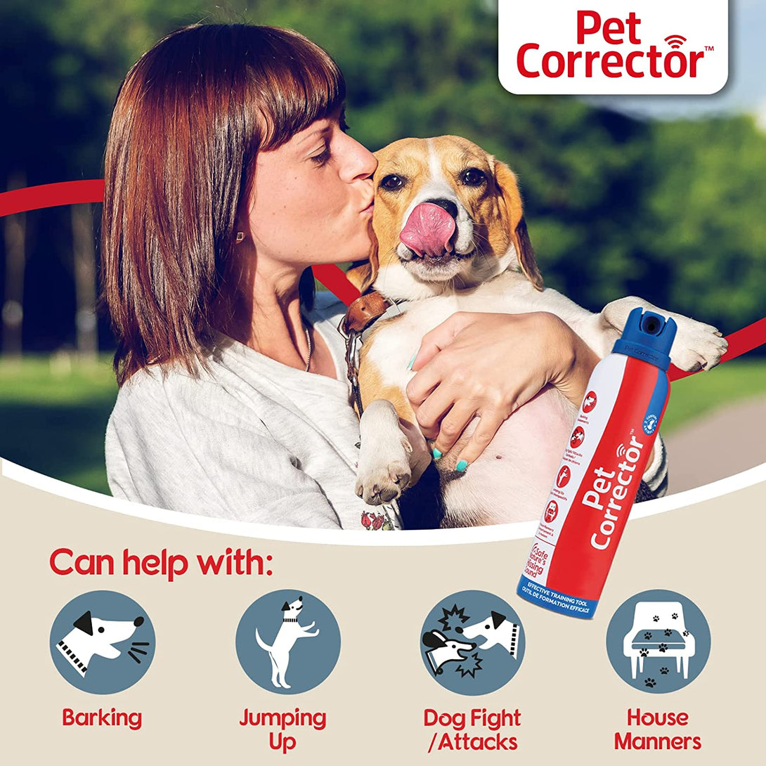 PET CORRECTOR Dog Trainer, 200Ml. Stops Barking, Jumping Up, Place Avoidance, Food Stealing, Dog Fights & Attacks. Help Stop Unwanted Dog Behavior. Easy to Use, Safe, Humane and Effective.