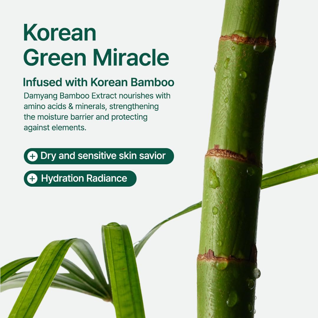 PURITO Mighty Bamboo Panthenol Cream, Glow Cream, Skin Barrier Repair, for All Skin Types, Daily Face Moisturizer, Glass Skin, Vegan, Korean Skin Care 3.38Fl.Oz / 100Ml