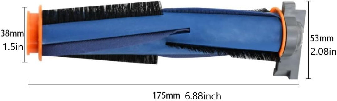 Qwick Replacement Main Roller Brush for Shark AI AV2501S AV2501AE RV2502AE RV2410WD RV2610WA RV2610WD RV2620WD RV2520AOUS AV2510AOUS Robotic Vacuum Cleaner, Blue