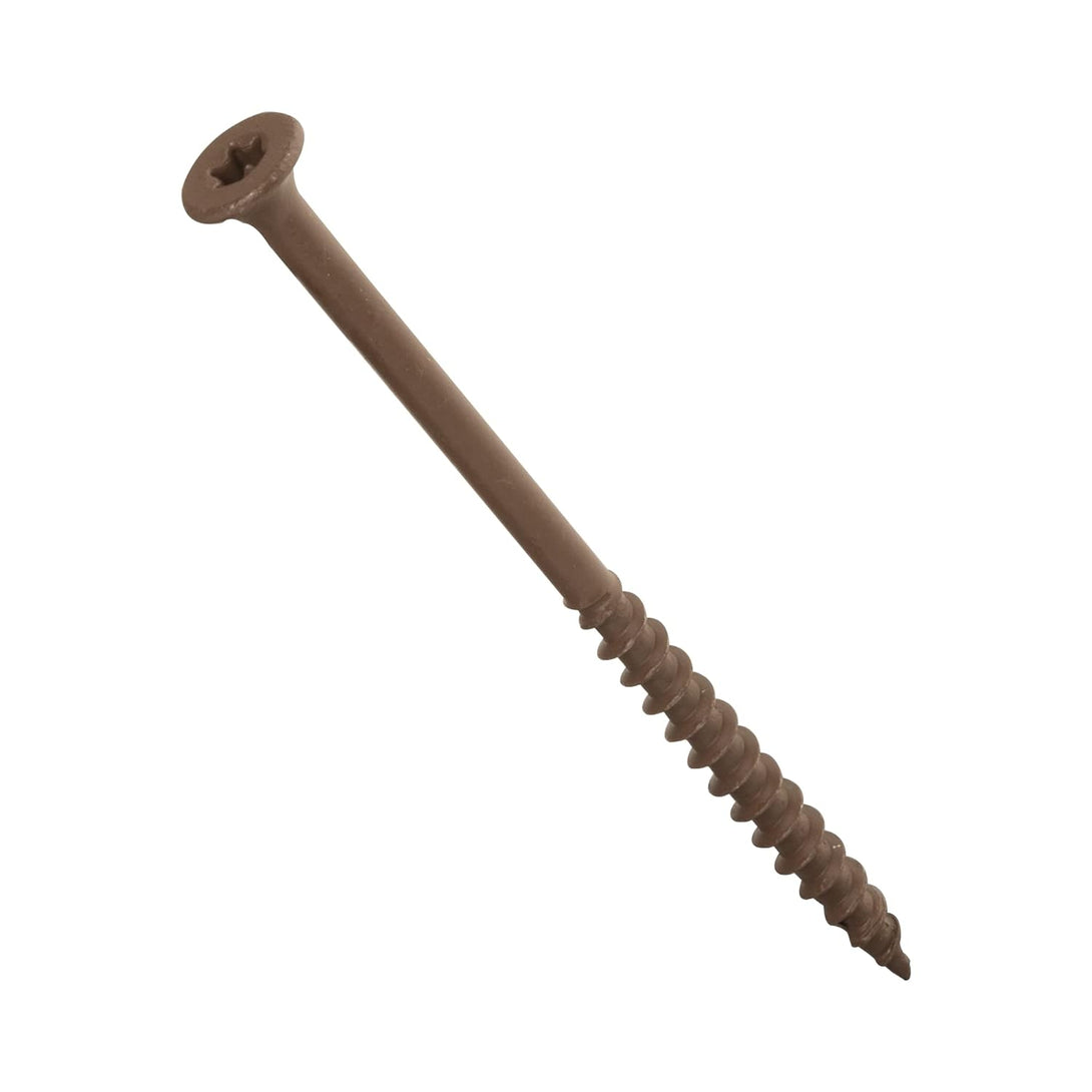 Nuvo Iron Deck Screws Jar #8 X 3-250 Count, Brown