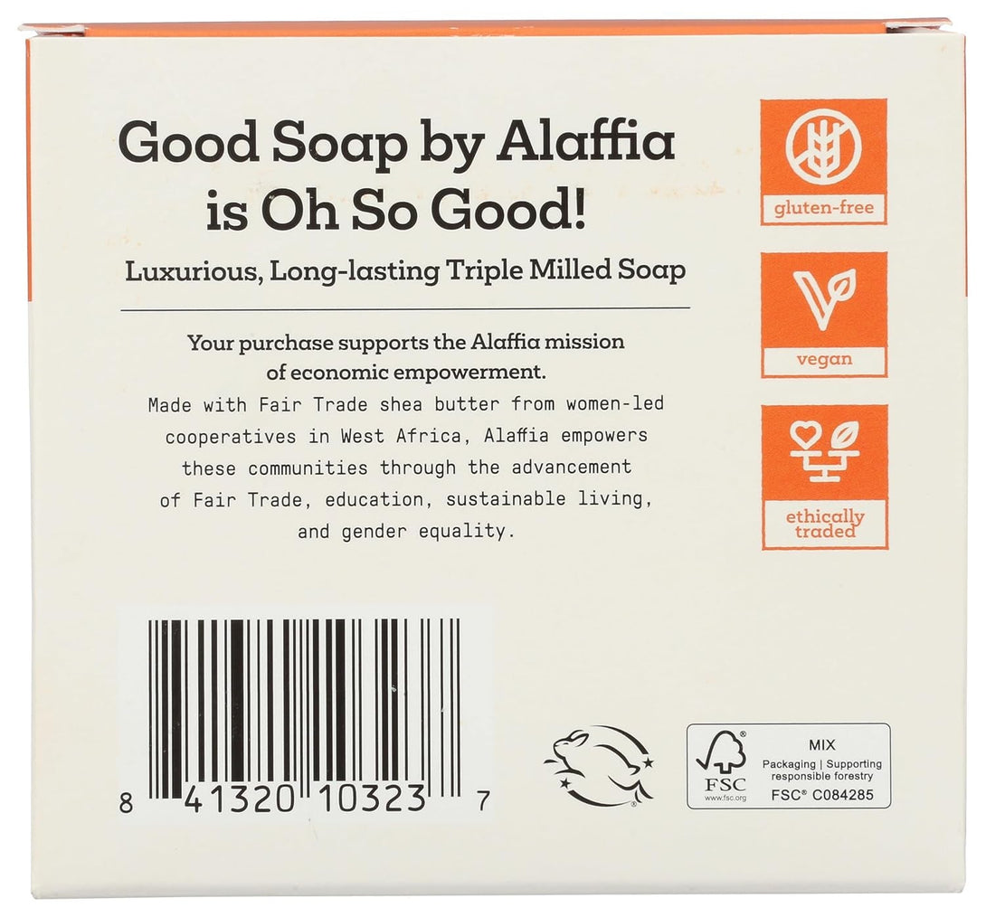 Alaffia Fragrance Free Good Soap Value Pack 4 Count, 20 OZ
