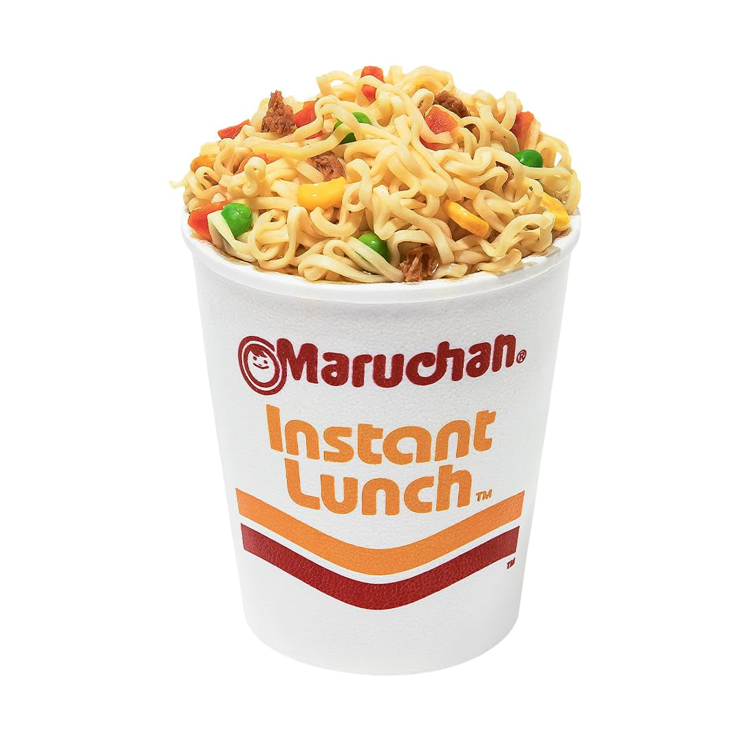 Maruchan Instant Lunch Beef, Ramen Noodle Soup, Microwaveable Meal, 2.25 Oz, 12 Count