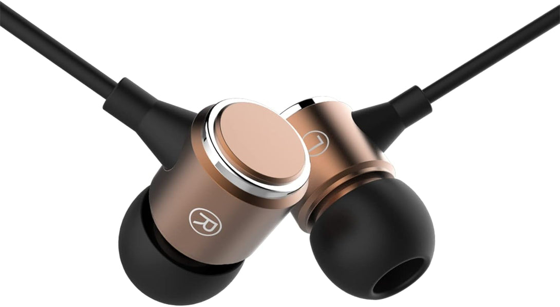 Long Cord Wired Earbuds No Microphone Headphones Watching Tv with Extra Noise Isolating Blocking Bass Ear Buds without Mic Corded Length Earphones