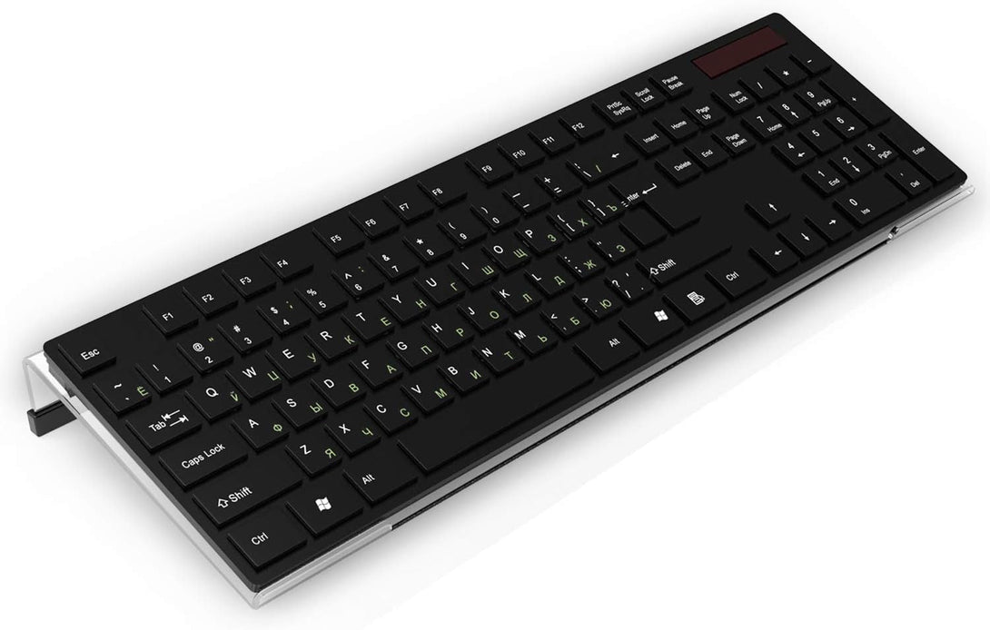 Acrylic Tilted Computer Keyboard Stand for Ergonomic Typing, Keyboard Tray Holder with Silicone Non-Slip Case, Clear