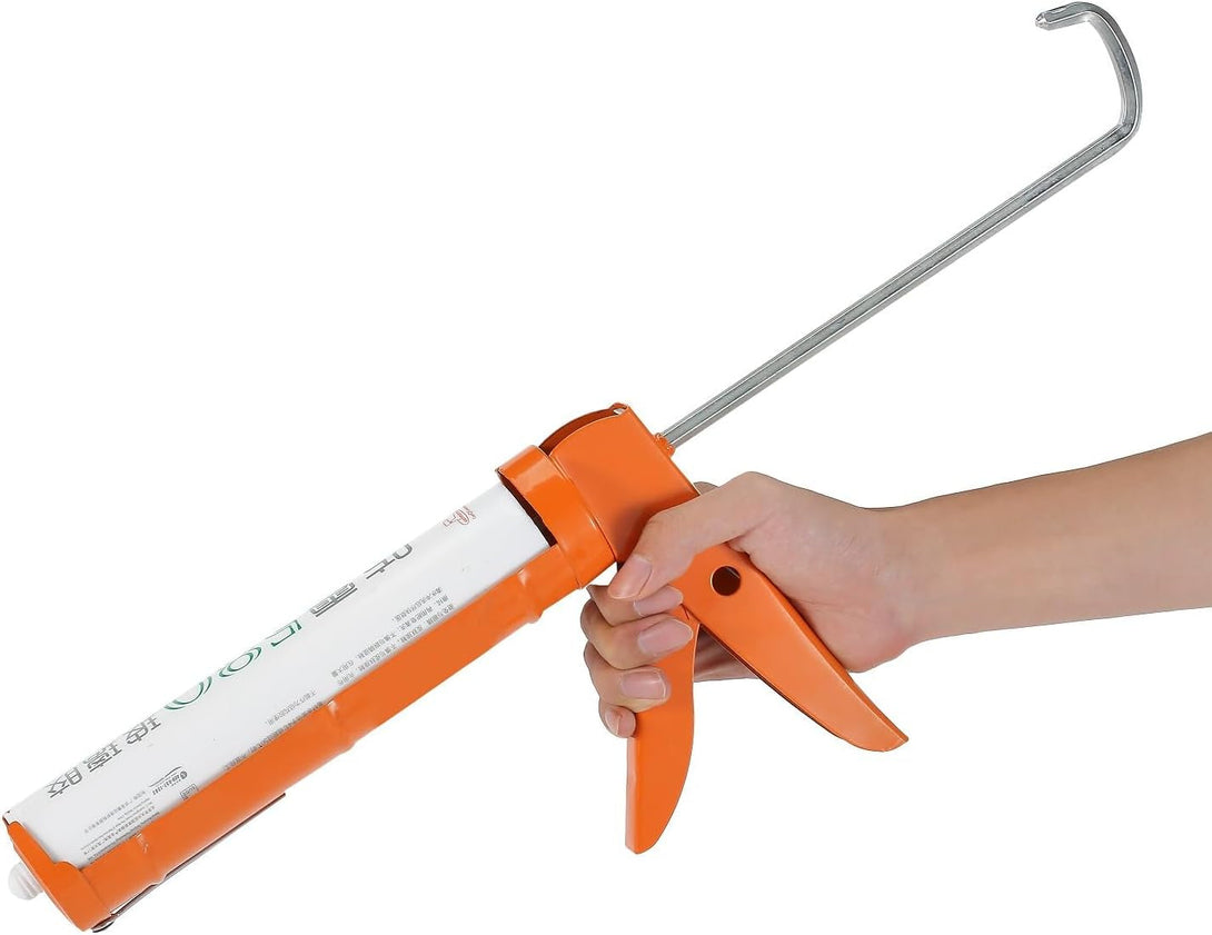 Bates- Caulking Silicone Gun, 10:1 Thrust Ratio, Hand Caulking Guns, No Drip