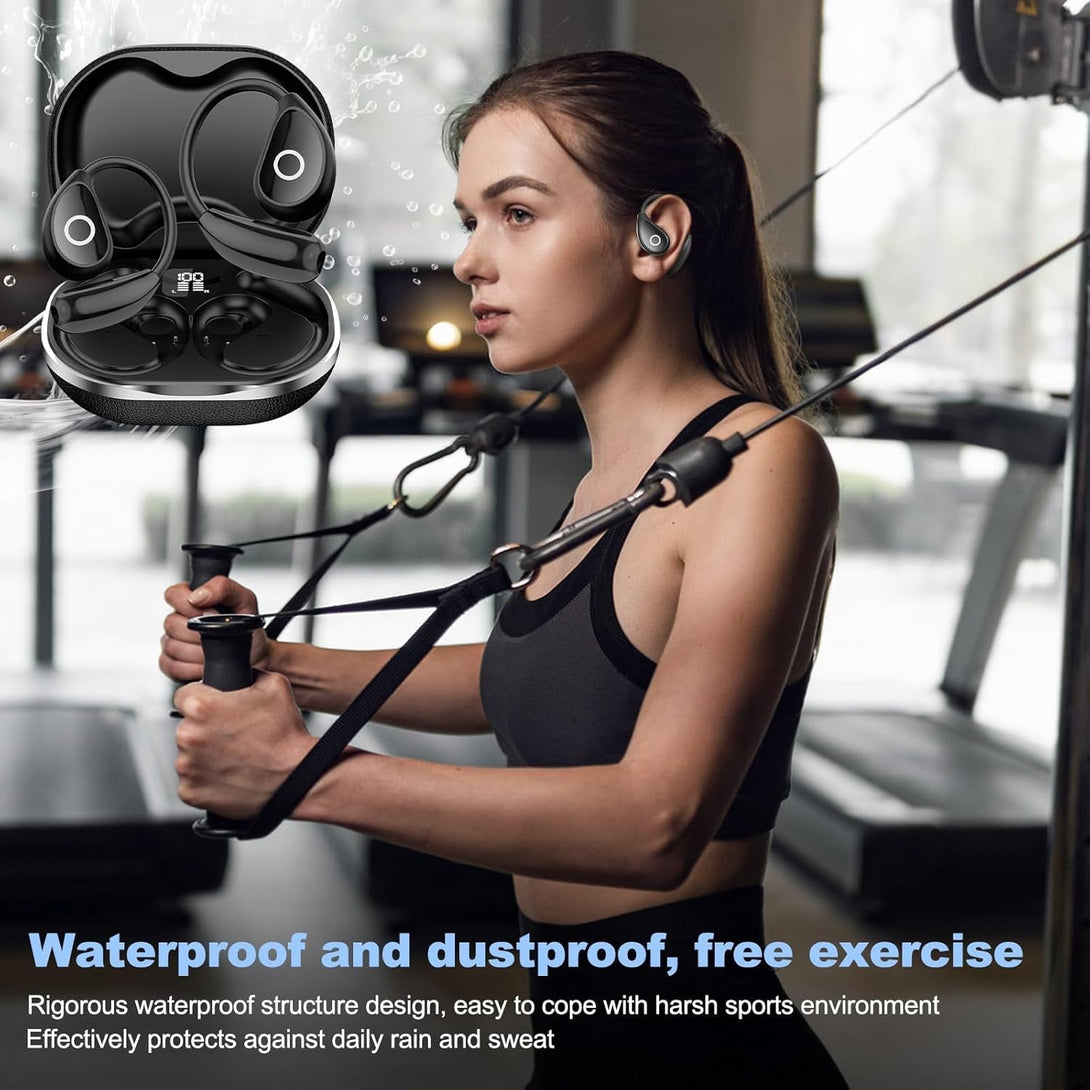 AI Translation Earbuds, 144 Languages, Real-Time Two-Way Earbuds, 3-In-1 Wireless Translator Earbuds, for Travel Business and Learning(Black)