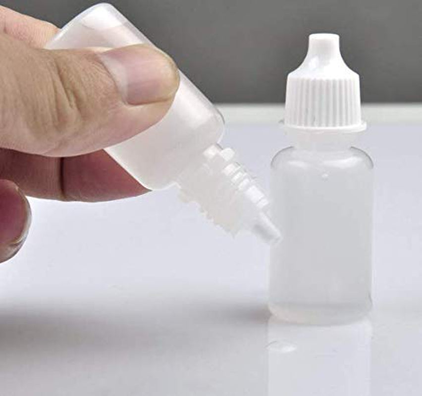 10PCS 15Ml Empty Plastic Dropper Bottle Squeezable Eye Liquid Dropper Bottles Small Dropper