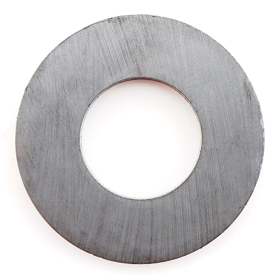 Ceramic Ring Magnets, 1.75" Outer Diameter, 0.865" Inner Diameter, 0.225" Thick (Pack of 2)