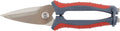 Clauss 20462 8-Inch Spring Assist Titanium Snips, All Purpose Heavy Duty Snips for Thick, Tough Materials