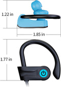 Boean Bluetooth Headphones, Bluetooth 5.3 Wireless Headphones with 16 Hours Playtime, Stereo Bass IPX7 Waterproof Over Ear Earphones AI Music