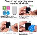 Screen Protector Compatible with Bestinn 1.47" and Mindrose H80 1.47Ã¢ÂÂ Smartwatch, Soft TPU, 6 Pieces, Bubble Self-Healing