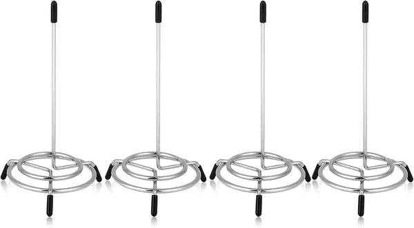 4PCS Check Spindle, Receipt Holder Spike, Stainless Steel Bill Fork, Memo Holder Spike