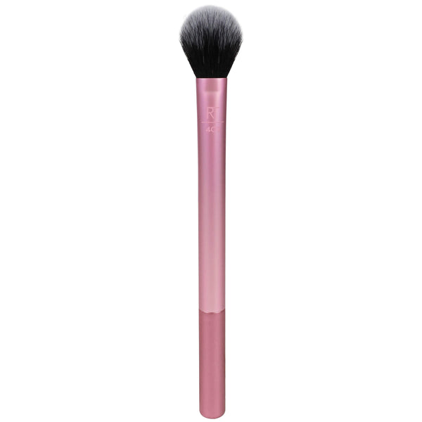 Real Techniques Makeup Setting Brush, for Setting Powder, Loose Powder, & Pressed Powder, Face Makeup Brush, 402 Brush, Sheer Coverage for