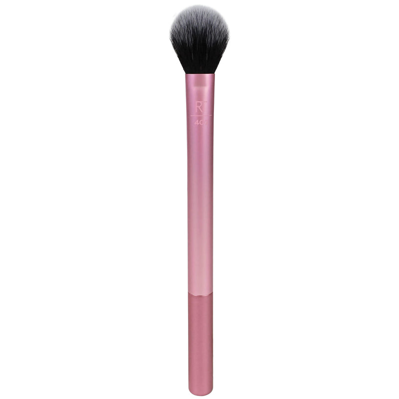 Real Techniques Makeup Setting Brush, for Setting Powder, Loose Powder, & Pressed Powder, Face Makeup Brush, 402 Brush, Sheer Coverage for