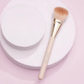 Angled Blush Brush, Blush Makeup Brush, Detail Blush Brush, Fluffy Blush Brushes for Cheeks, Contour Makeup Brushes, Power Contour Brush - Gold