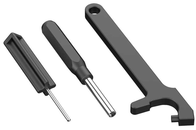HEKAGURA Tools Kit for Glock, Front Sight Remove Pin Punch Magazine Disassembly Tools for Glock 17 19 19x 26 27 43 43x Accessories Black