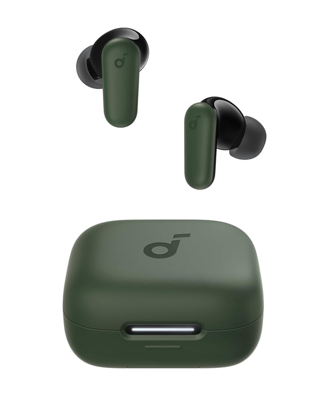 Soundcore P30I by Anker Noise Cancelling Earbuds, Strong and Smart Noise Cancelling, Powerful Bass, 45H Playtime, 2-In-1