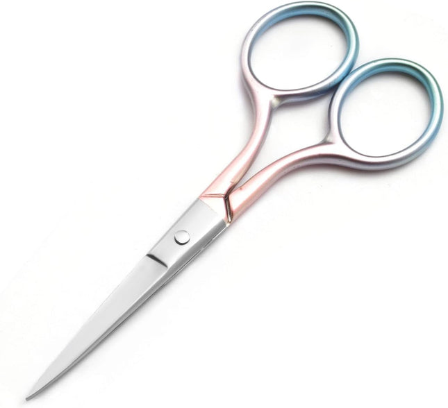 Multicolor Professional Grooming Scissors for Personal Care Facial Hair Removal 