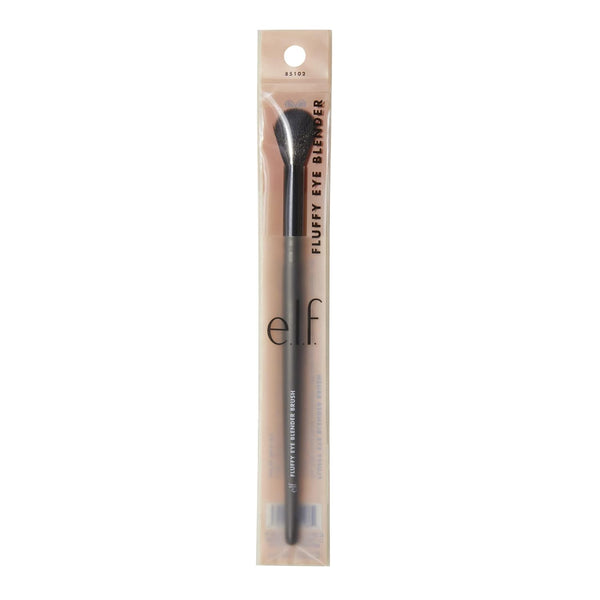 E.L.F. Fluffy Eye Blender Brush, Easily Blends Eyeshadow & Can Be Used to Set Concealer with Powder, Creates a Soft-Focus Effect, Vegan & Cruelty-Free