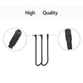 1 to 2 Way Daisy Chain Guitar Effect Pedal Power Supply Splitter Adapter Cable - Black (2PCS)