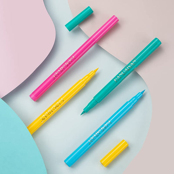 BestLand 12 Colors Matte Liquid Eyeliner Set Rainbow Colorful Neon Eyeliner Pencil Pigmented Waterproof Smudgeproof Long Lasting Gel Eye Liner