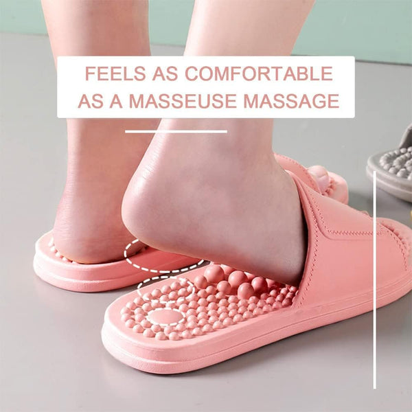 Health Foot Massage Slippers Acupressure Point Care Magnet Therapy Promoting Blood Circulation Myofascial Release Trigger Point Acupuncture