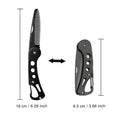 Stainless Steel Folding Beard Comb, Portable Multifunction Anti Static Comb for Men Mustache Styling